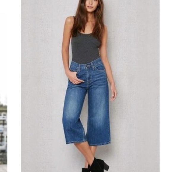 Levi's Denim - High waisted Levi's Culottes